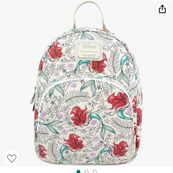 Disney loungefly ariel backpack main image 4
